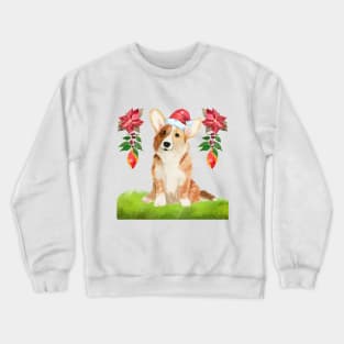 CHRISTMAS HAT CORGI - CORGI LOVERS CHRISTMAS DESIGN Crewneck Sweatshirt